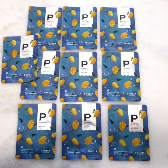 Copy Sale! New! 10 Frudia Sheet Masks - New! Purifying Mango - 10 Juicy Masks - Picture 1 of 10